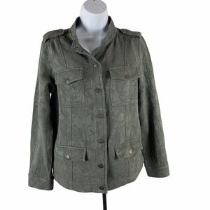 🛍️Jacquard Utility Jacket by Hinge, Cotton & Linen🛍️